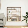 vidaXL &Eacute;tag&egrave;re cube murale 7 compartiments vieux bois bois ing&eacute;nierie