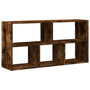 vidaXL &Eacute;tag&egrave;re murale ch&ecirc;ne fum&eacute; 100x25x50 cm bois d'ing&eacute;nierie