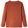 T-shirt enfants &agrave; manches longues cognac 116