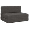 vidaXL Canap&eacute;-lit pliable Gris fonc&eacute; 70 x 72 x 60 cm Tissu