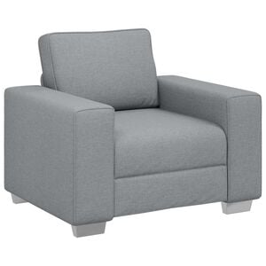 vidaXL Canap&eacute; Gris clair 100 x 80 x 82 cm tissu