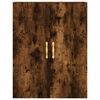 vidaXL Armoire murale ch&ecirc;ne fum&eacute; 69,5x34x90 cm