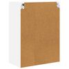 vidaXL Armoire de cuisine avec &eacute;tag&egrave;re Blanc brillant 60 x 31 x 80 cm
