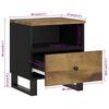 vidaXL Tables de chevet 2 pcs Bois de manguier solide et d'ing&eacute;nierie