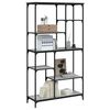 vidaXL Biblioth&egrave;que sonoma gris 99x35,5x176cm bois ing&eacute;nierie et acier