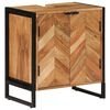vidaXL Ensemble de meubles salle de bain 2 pcs fer et bois d'acacia