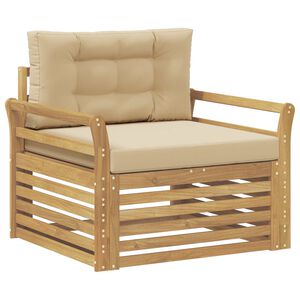 vidaXL Canap&eacute; d&rsquo;ext&eacute;rieur Polyester Blanc