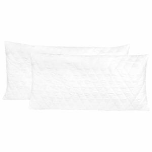 vidaXL Oreillers lot de 2 80x40x14 cm Mousse &agrave; m&eacute;moire de forme