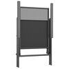 vidaXL Ensemble &agrave; manger de jardin 5 pcs anthracite acier