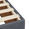 vidaXL Sommier &agrave; lattes de lit et matelas gris fonc&eacute; 120x190cm velours