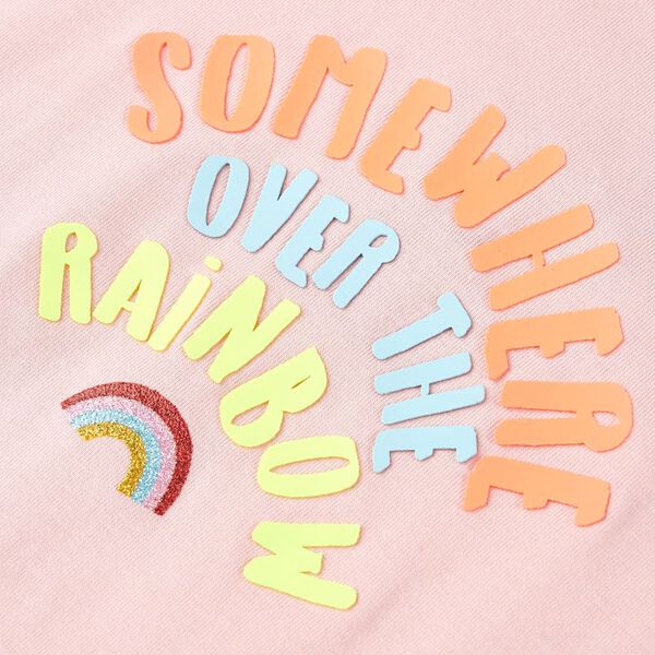 T-shirt pour enfants rose clair 116