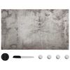 vidaXL Tableau noir magn&eacute;tique mural Verre 100x60 cm