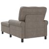 vidaXL Chaise longue avec coussin Gris 91 x 157 x 91 cm PU antique