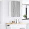 vidaXL Armoire suspendue Gris Sonoma et Blanc 50 x 31 x 80 cm