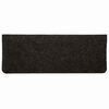 vidaXL Tapis d'escalier auto-adh&eacute;sifs 15 pcs 65x24,5x3,5 cm Anthracite