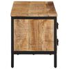 vidaXL Meuble TV 90x35x40 cm bois massif de manguier brut