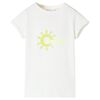 T-shirt pour enfants &eacute;cru 92
