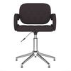 vidaXL Chaises pivotantes &agrave; manger lot de 6 noir similicuir