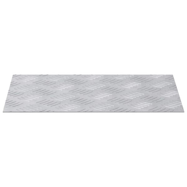 vidaXL Nez de marche Rectangulaire 2 pcs Argent&eacute; 40 x 30 cm Aluminium