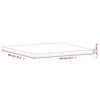 vidaXL Dessus de table 80x80x4 cm carr&eacute; bois massif de h&ecirc;tre