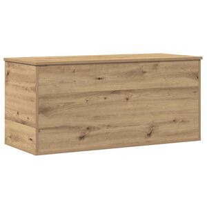 vidaXL Bo&icirc;te de Rangement ch&ecirc;ne artisanal 100 x 42 x 46 cm