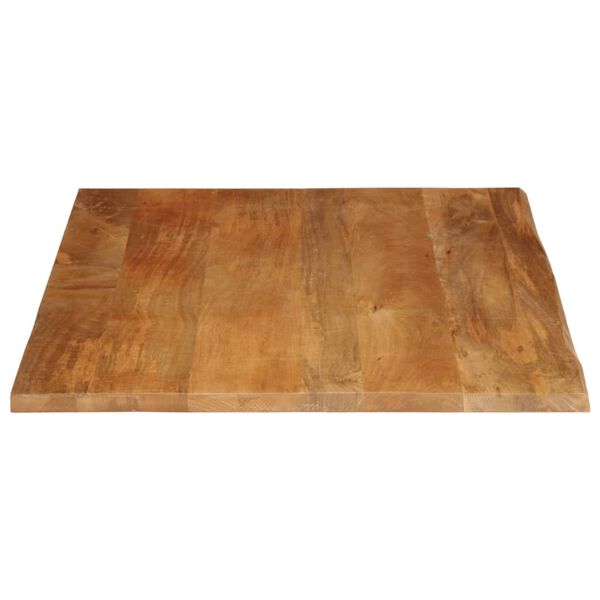 vidaXL Dessus de table &agrave; bord vivant 110x80x2,5cm bois massif manguier