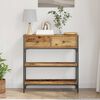 vidaXL Table console Bois ancien 72,5 x 25 x 75 cm Bois d'ing&eacute;nierie