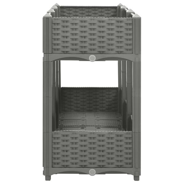 vidaXL Lit sur&eacute;lev&eacute; 120x40x71 cm Polypropyl&egrave;ne