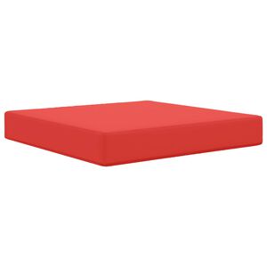 vidaXL Coussin de canap&eacute; d'ext&eacute;rieur Polyester Rouge 60 x 60 cm
