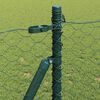 vidaXL Poteau de cl&ocirc;ture. Vert 100 x 0,8 m (maillage de 50 mm)