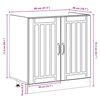 vidaXL Meuble sous &eacute;vier Lucca 2 pcs Ch&ecirc;ne Sonoma Bois d'ing&eacute;nierie