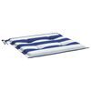 vidaXL Coussins de chaise de jardin lot de 2 50x50x4 cm tissu