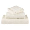 vidaXL Serviettes de sauna de qualit&eacute; sup&eacute;rieure SOLUND 4 pcs cr&egrave;me