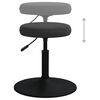 vidaXL Chaise de salle &agrave; manger Noir Velours