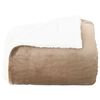 vidaXL Jet&eacute; Camel 220 x 240 cm Toison