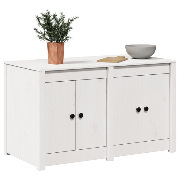 vidaXL Armoire de cuisine avec &eacute;tag&egrave;re MEPPEL Blanc 106 x 55 x 64 cm