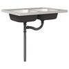 vidaXL Meuble sous &eacute;vier Lucca 2 pcs Gris Sonoma Bois d'ing&eacute;nierie