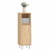 vidaXL Armoire salle de bain ch&ecirc;ne sonoma 30x30x100 cm