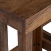 vidaXL Support de Plante 2 pcs Marron 70 x 11 x 27 cm Bois d'Acajou
