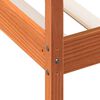 vidaXL Lit de jour sans matelas cire marron 75x190 cm pin massif