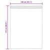 vidaXL Rideaux en voile avec boucles 2 pcs bleu royal 140x175 cm