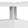 vidaXL Lit biblioth&egrave;que sans matelas blanc 180x200 cm bois pin massif