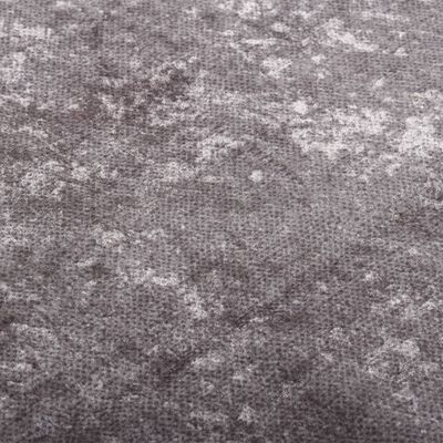 vidaXL Tapis lavable antidérapant 160x230 cm gris