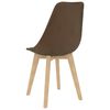 vidaXL Ensemble de salle &agrave; manger 3 pcs Marron