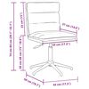 vidaXL Chaise de salle &agrave; manger Gris Similicuir