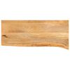 vidaXL Dessus de table &agrave; bord vivant 90x40x3,8 cm bois massif manguier