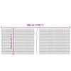 vidaXL Cl&ocirc;ture en Roseau Naturel 300 x 140 cm Roseau