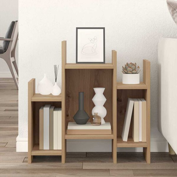 vidaXL Meuble d'appoint Ch&ecirc;ne artisanal 60 x 26 x 60 cm