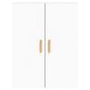 vidaXL Armoires murales 2 pcs blanc bois d'ing&eacute;nierie