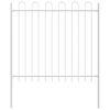 vidaXL Cl&ocirc;ture de jardin 4 pcs Blanc 6,8 x 1,5 m